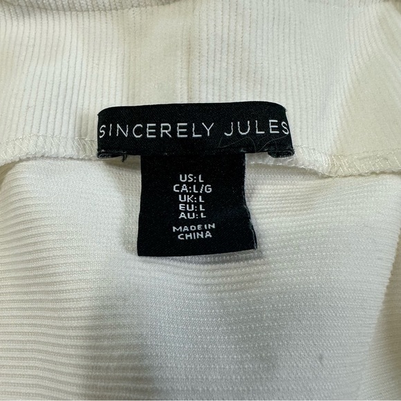 Sincerely Jules Ivory Buttoned  Down casual Vest - Picture 5 of 8